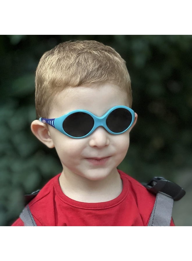 Duco Baby Sunglasses for Baby & Toddler, Strap and Case Included, Ages 0-3 Years - Image 2