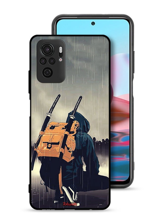 Tolwak Xiaomi Redmi Note 10S Protective Case Cover Sword Samurai Digital Art - Image 1