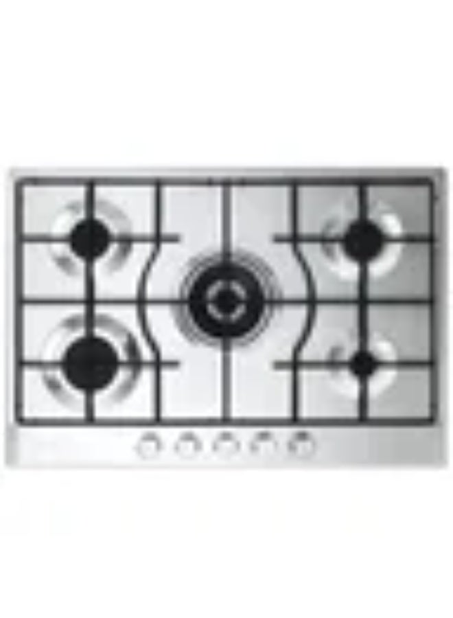 إلبا مسطح البا 5 شعلة غاز استانلس 75 سم حوامل خفيفهELIO75-545L