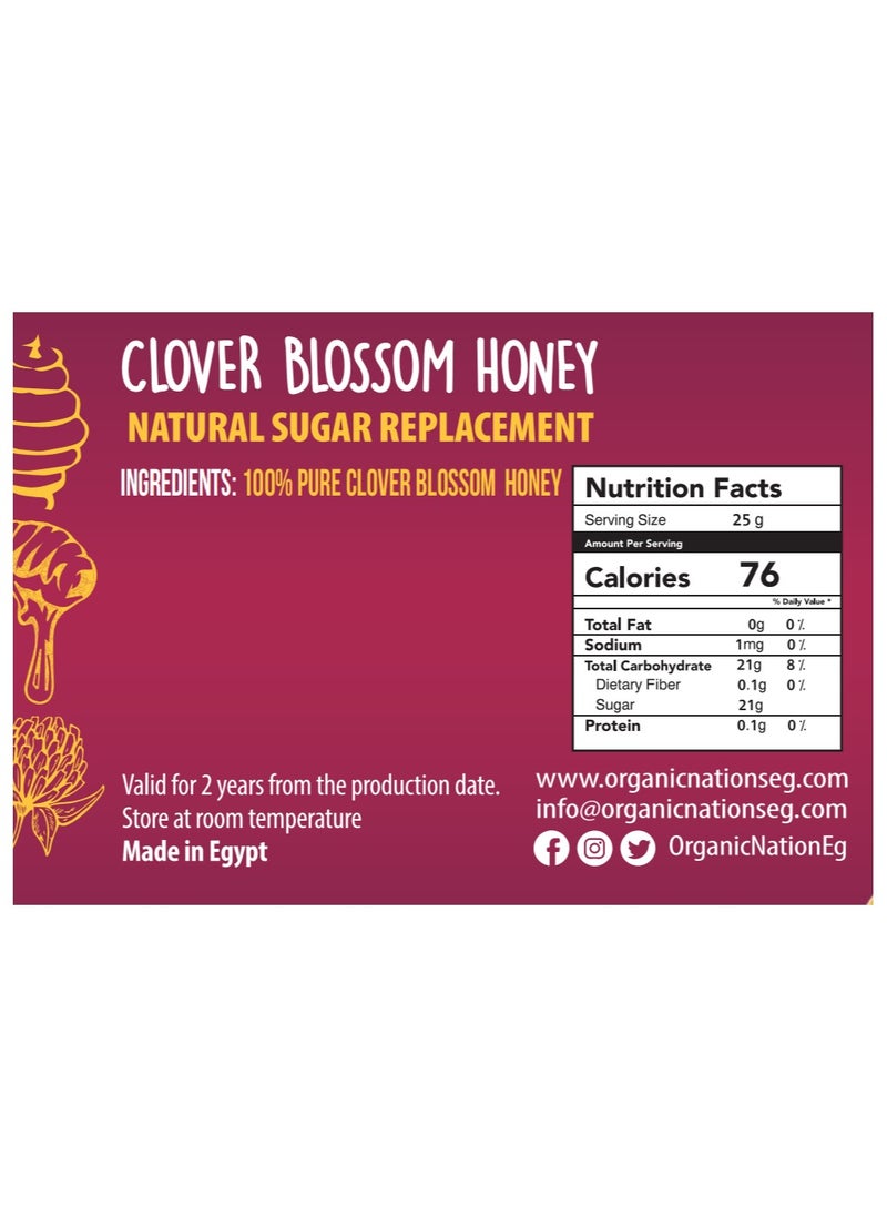 Organic Nation Honey Clover-400G  - Image 2