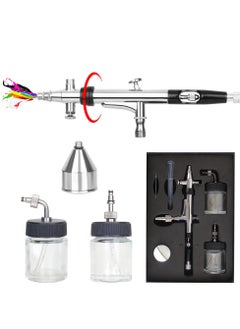 Excefore Multi-Purpose Professional Airbrush Kit with Compressor, Portable Cordless Rechargeable Airbrush Set, Rotatable Air Brush Head, for Model Making, DIY Art, Nail Art, Cake Decorating, Makeup  - Image 1