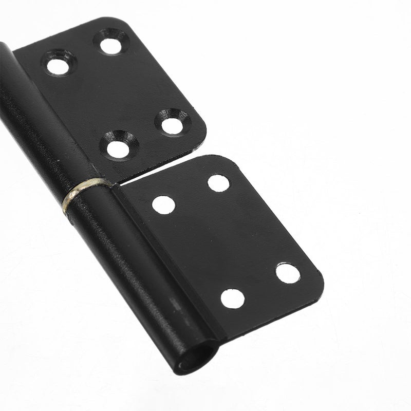 Heavy Duty Black Aluminum Alloy Offset Door Hinges 35mm Flat Surface 6pcs Set - Image 4