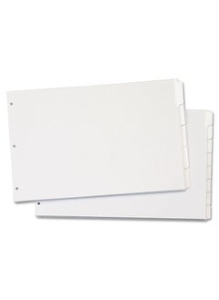 كاردينال 84271 فواصل علامات التبويب Write N Erase مقاس 8/St 11 بوصة X17 بوصة نحن  - Image 1