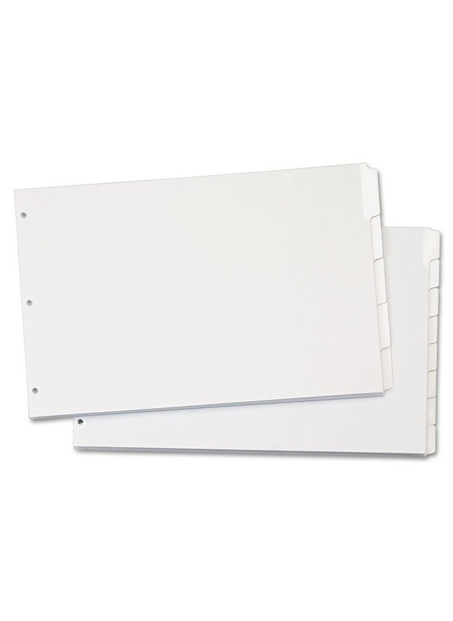 كاردينال 84271 فواصل علامات التبويب Write N Erase مقاس 8/St 11 بوصة X17 بوصة نحن  - Image 1