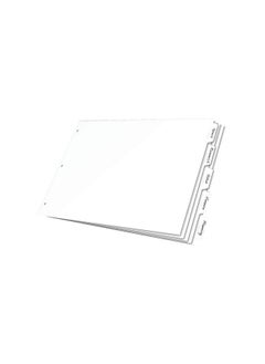 كاردينال 84271 فواصل علامات التبويب Write N Erase مقاس 8/St 11 بوصة X17 بوصة نحن  - Image 3