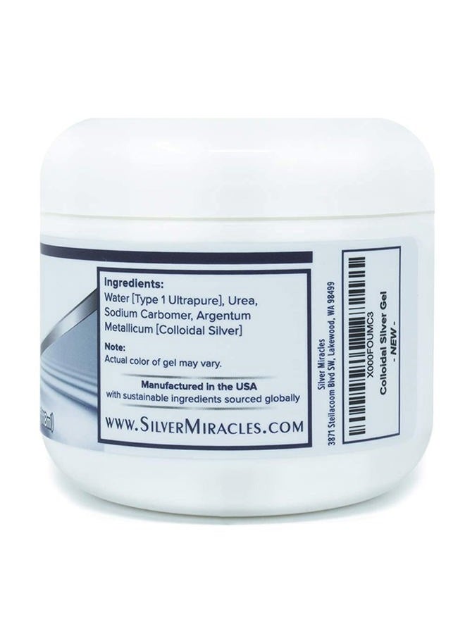 Silver Miracles Colloidal Silver Gel - Nano Silver Gel Wound Care - Healing Ointment for Burns & Irritated Skin - for All Skin Types - 4 Oz Unscented - Image 3