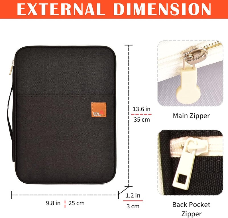 Lanola A4 Document Bags Portfolio Waterproof Business File Holder Travel Gear Organizer Electronics ccessories Bag - Image 2