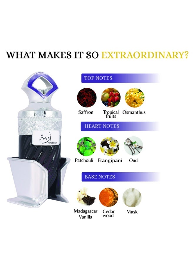 RIIFFS PERFUMES Areebah by Riiffs Perfumes For Women Extrait De Parfum 100ml. - Image 3