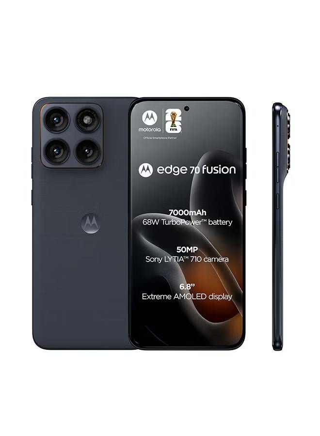 Motorola Edge 70 Fusion 5G Dual SIM Phone Pantone Silhouette 12GB RAM, 256GB Limited Edition with Free Gifts - Middle East Version - Image 2
