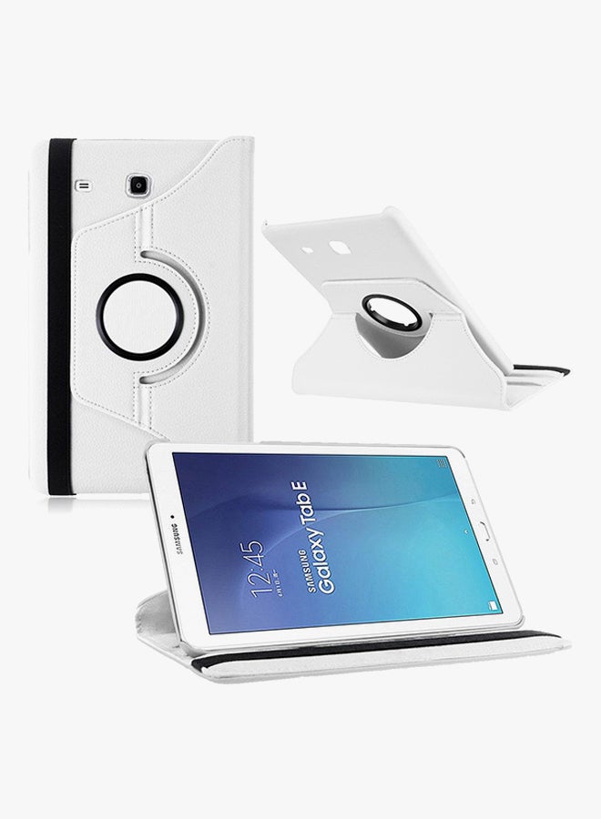 Alyashmac 360 Degree Rotating Case Cover For Samsung Galaxy Tab E T560/T561 White - Image 2
