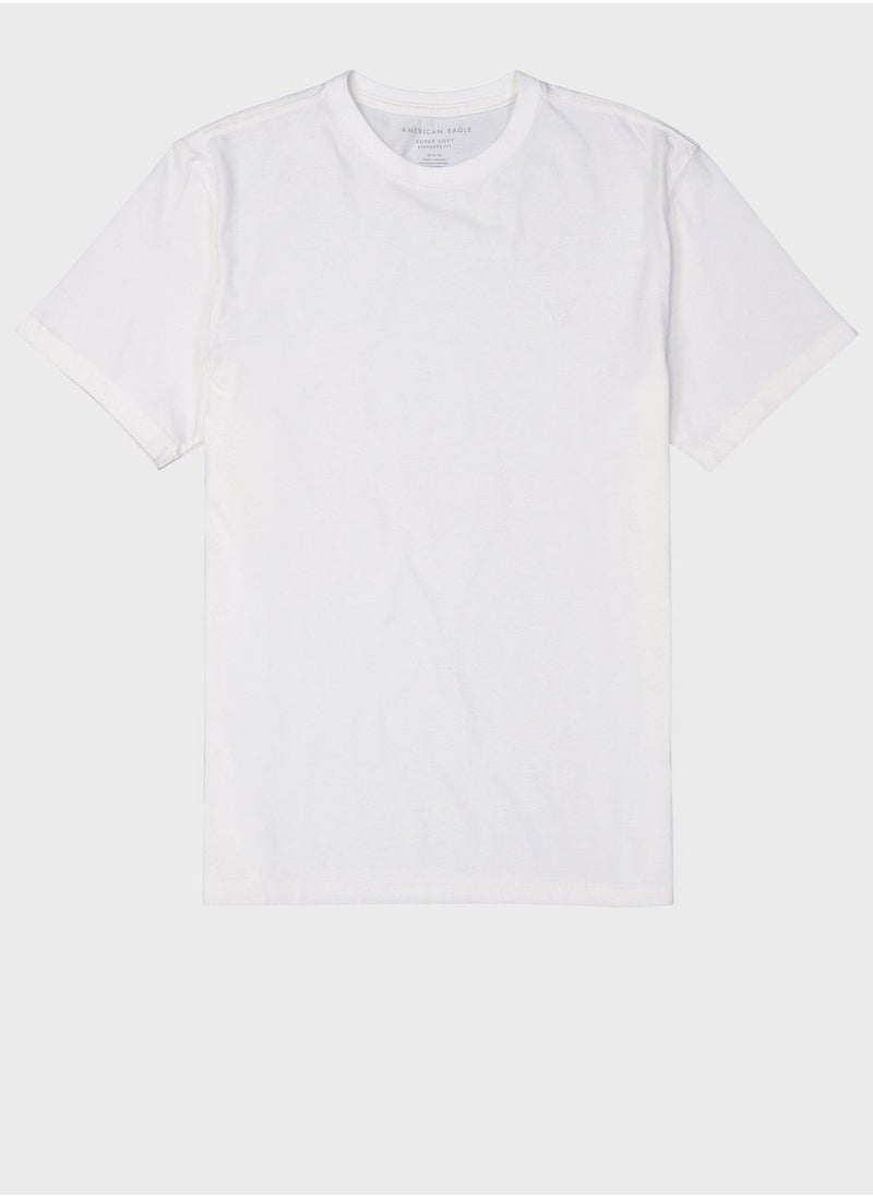 American Eagle - Logo Crew Neck T-Shirt - Image 1