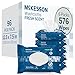 McKesson Washcloth Wipes for Adults, Scented (6 Pack, 576 Washcloths) Disposable Wash Cloths for Body - No-Rinse Formula with Snap Lid - Good for Incontinence and Elderly - 96 Wipes Per Pack - Image 2