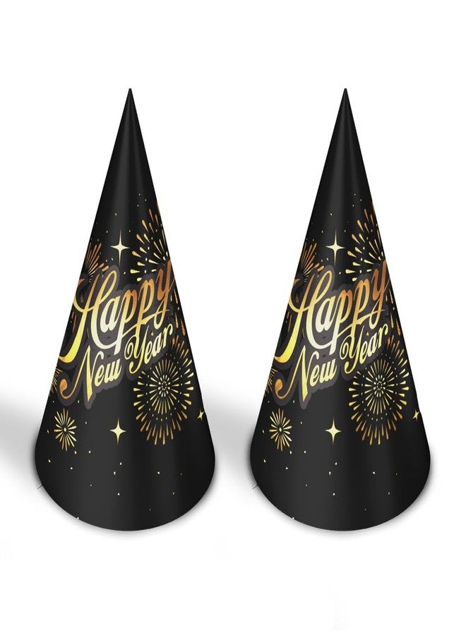 Festiko® 6 Pcs New Years Eve Party Hats (Design 2), Happy New Year Decorations 2023, New Years Eve Hats, New Years Eve Party Supplies 2023, Happy New Years Party Hats - Image 1
