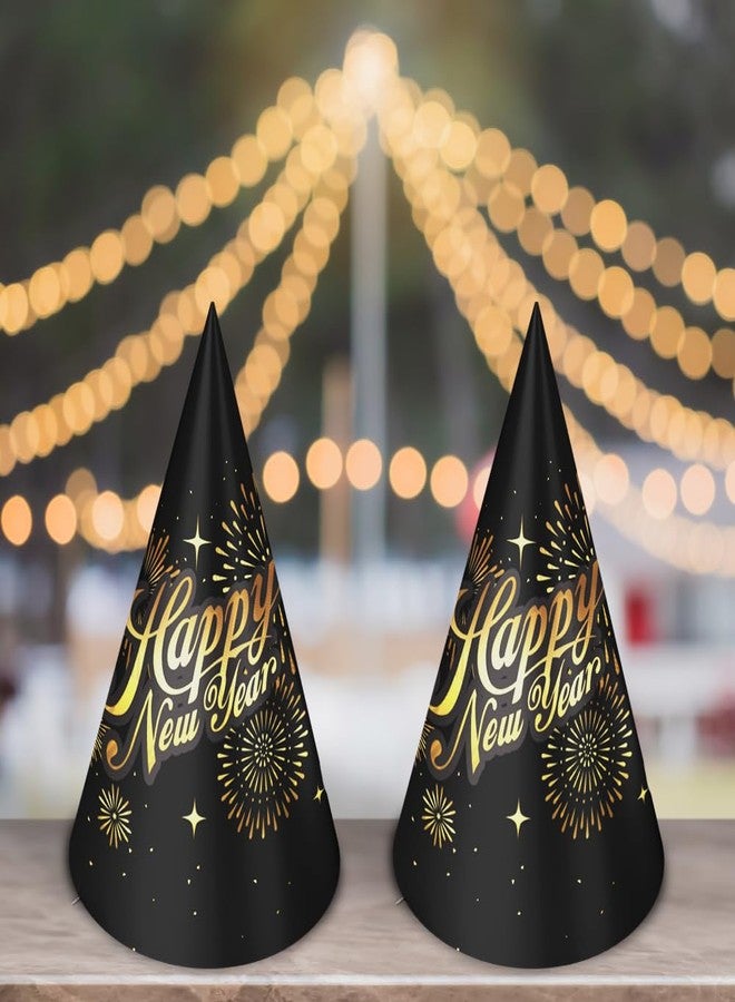 Festiko® 6 Pcs New Years Eve Party Hats (Design 2), Happy New Year Decorations 2023, New Years Eve Hats, New Years Eve Party Supplies 2023, Happy New Years Party Hats - Image 4