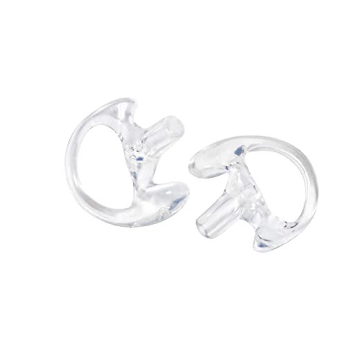 HYS Clear Soft Earmold Replacement Ear Pieces Flexible Open Ear Insert Earbuds for Transparent Air Acoustic Security Radio Surveillance earpiece Headset - Image 4