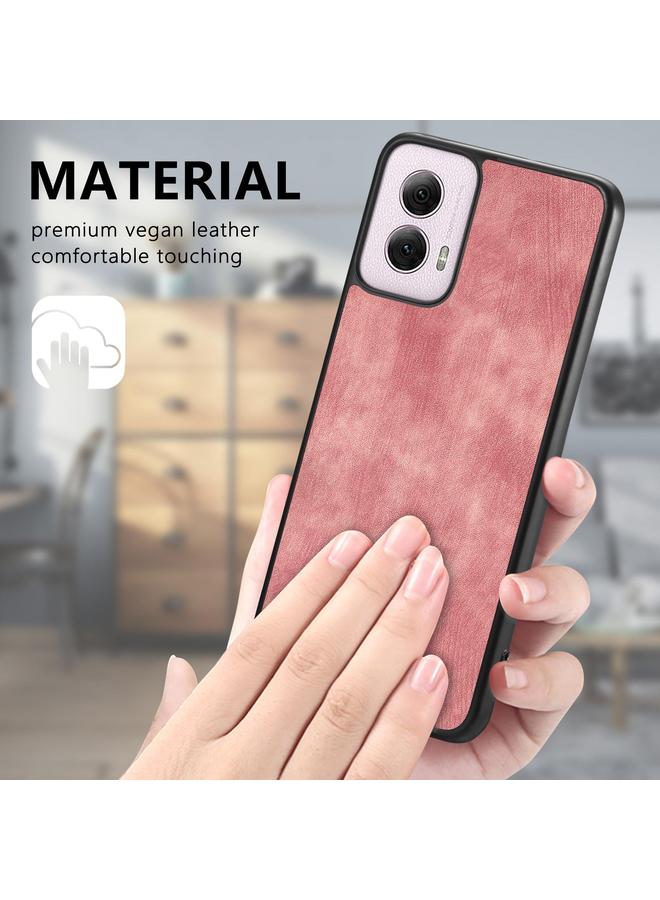 اس-توب جراب لهاتف Motorola Moto G Power 5G 2024، جراب خلفي من الجلد الكلاسيكي من PC - Image 5