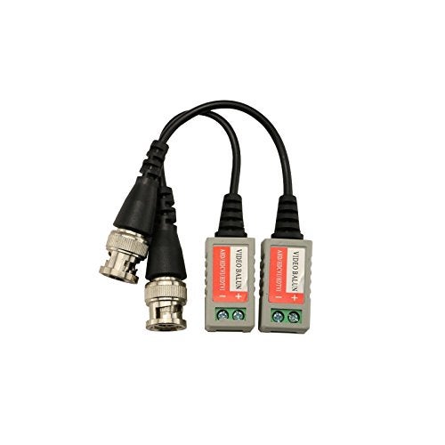 LipiWorld® Video Balun AHD CVI TVI Coax to UTP Cat6 Connector HD 720P 1080P CCTV BNC (PACK-5) - Image 2
