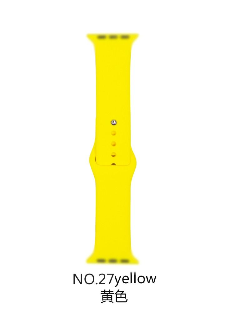 Apple Watch Band 41mm Soft Silicone Sport Band Replacement Wrist Strap Compatible for iWatch Apple Watch Series 7 (41mm) - Image 2