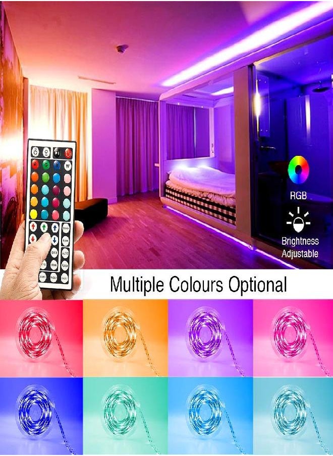 phopollo phopollo LED Strip Lights 32.8ft, Color Changing LED Lights for Bedroom, Kitchen, Cabinet Decoration, with 12V Power Supply and 44-Key Remote  - Image 3