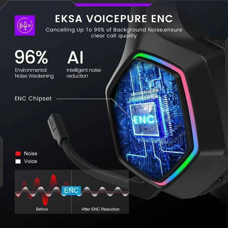 إكسا سماعة لاسلكية EKSA E1000 WT - Image 4