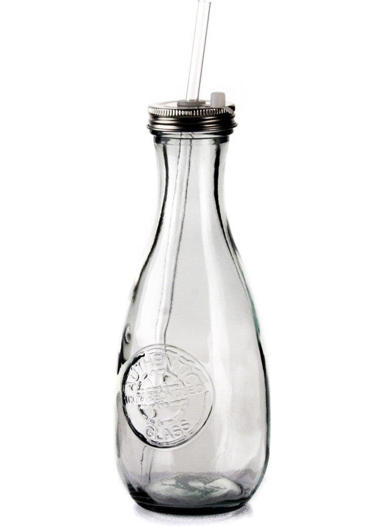 SAN MİGUEL - San Miguel Botella Authentic Bottle with Straw 590 ml - Image 1