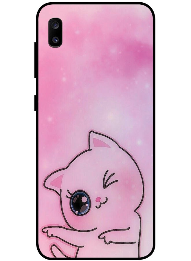 EYE CATCH Protective Case Cover For Samsung Galaxy A20 Smart Series Printed Protective Case Cover for Samsung A20 Cat - Image 1