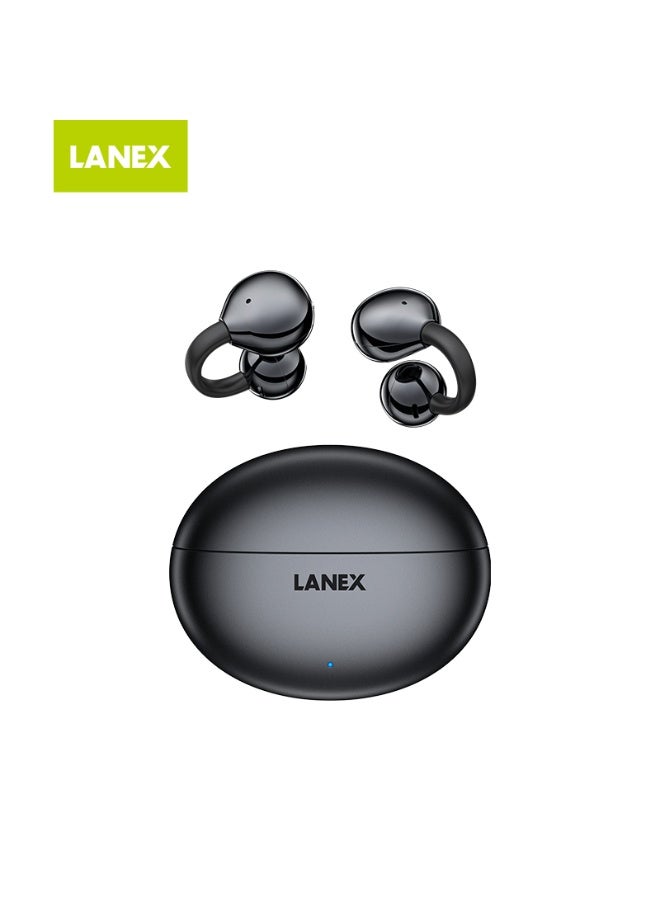 LANEX Clamp Ear Wireless Earphone Gray Bluetooth Earphone HIFI Non-Destructive Sound Quality No Sense to Wear - Image 1
