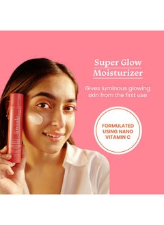 foxtale Vitamin C Super Glow Moisturizer With Niacinamide & Peptides, Visibly Reduces Pigmentation, Enhances Skins Radiance Instantly, For All Skin Types, Women & Men - 50Ml  - Image 4