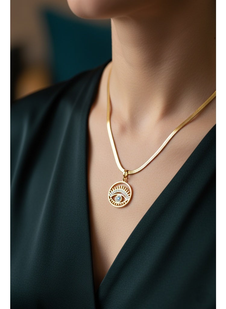 فلافي سلسلة حريمي بدلاية عين الحماية مرصعة بالكريستال – تصميم أنيق - Image 1