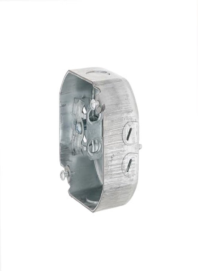 RACO 4 in. Octagon Box, Drawn, 1-1/2 in. Deep, Three 1/2 in. KO's & AC/MC/Flex Clamps,Grey - Image 4