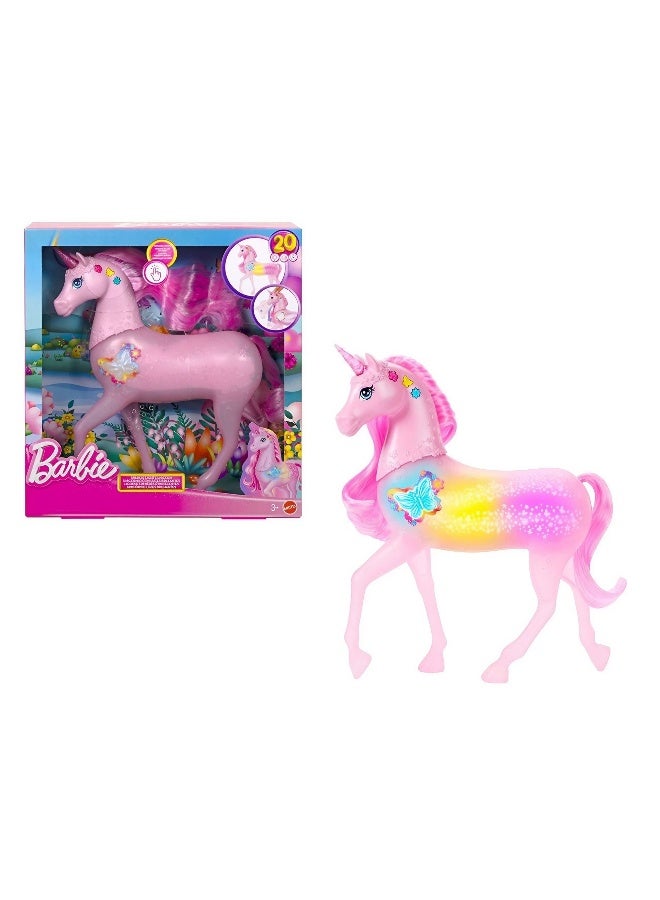 Barbie Sparkle Lights Interactive Unicorn Toys - Image 2