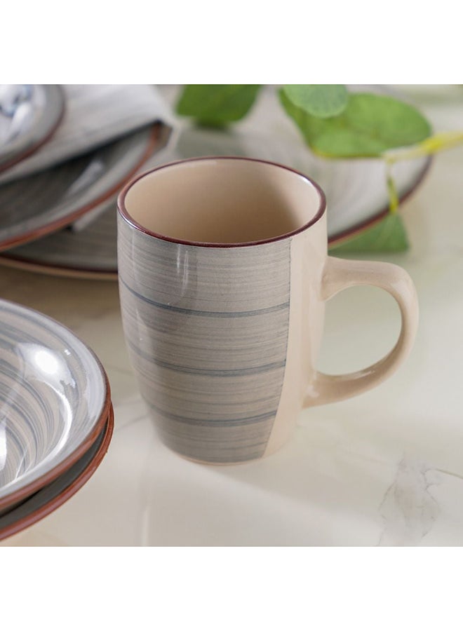 DANUBE HOME Apollo 16-Piece Hand Painted Stoneware Dinner Set – Artistic Durable Dinnerware with Plates, Bowls & Mugs, Perfect for Family Meals, Parties, Restaurants & Everyday Use - Image 4