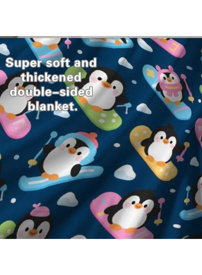 عام بطانية رقيقة من الفانيلا الكرتونية للأطفال والرضع (دافئة ومريحة، ومناسبة للنوم والألعاب) 70 سم * 100 سم - 1125 - Image 5