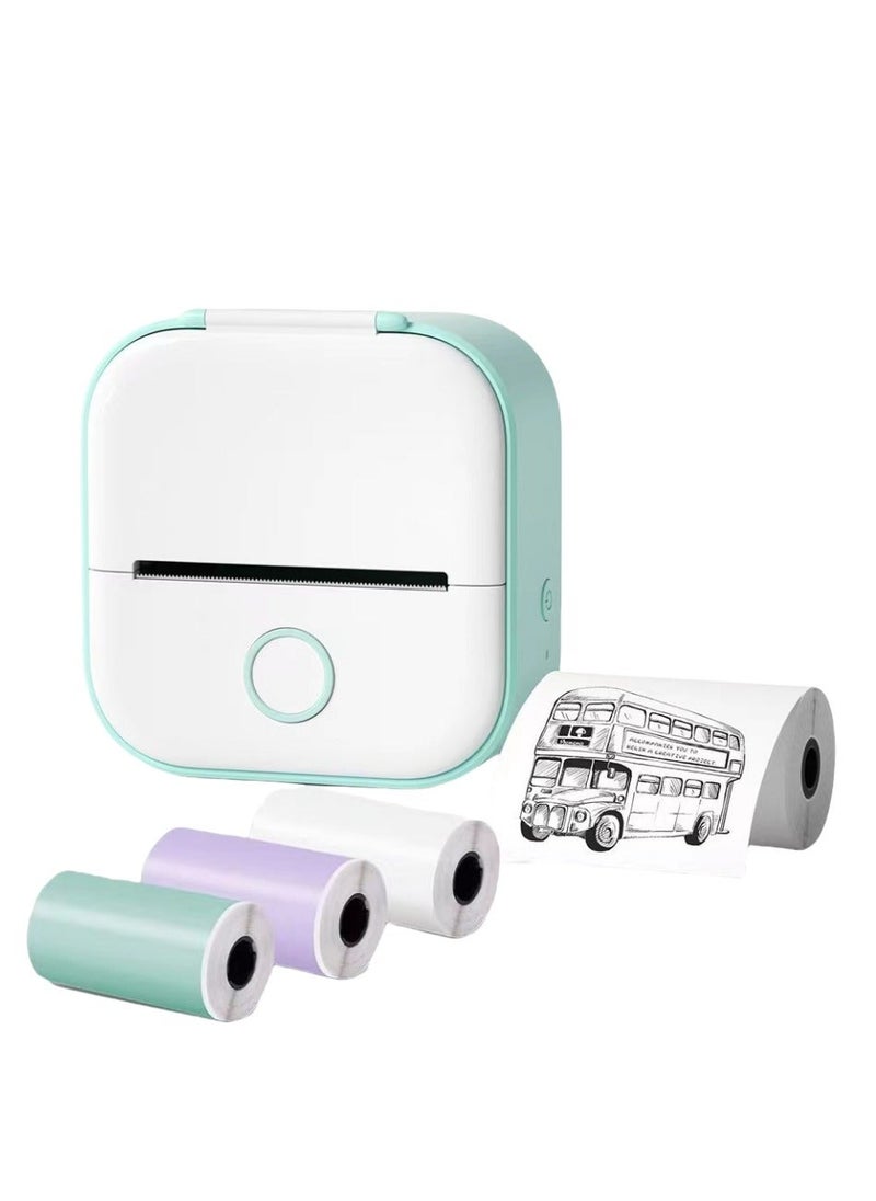 phomemo - T02 Mini Thermal Label Printer Home Photo Printer Student Error Printer - Image 1