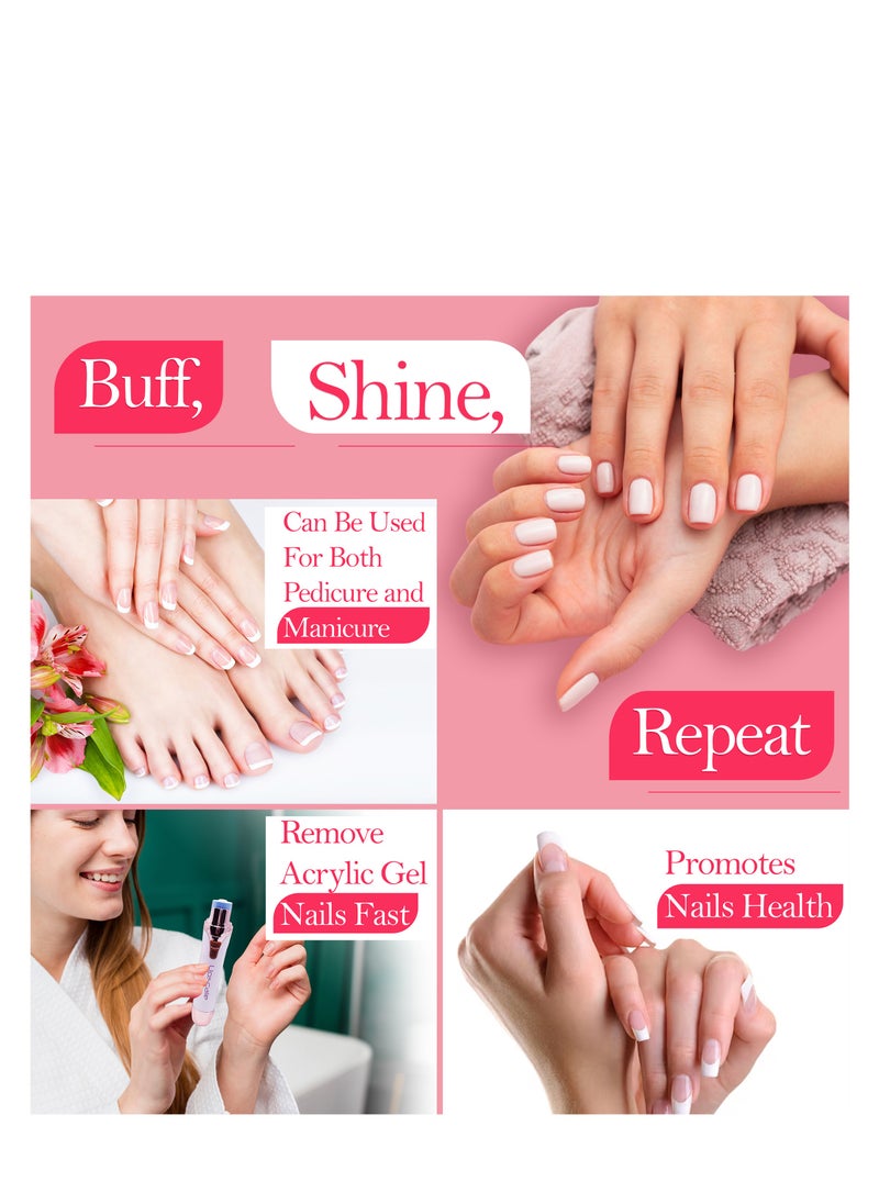 UPSCALE 3 in 1 Electric Nail Filer, Buffer and Polisher for Manicure and Pedicure  - Image 5