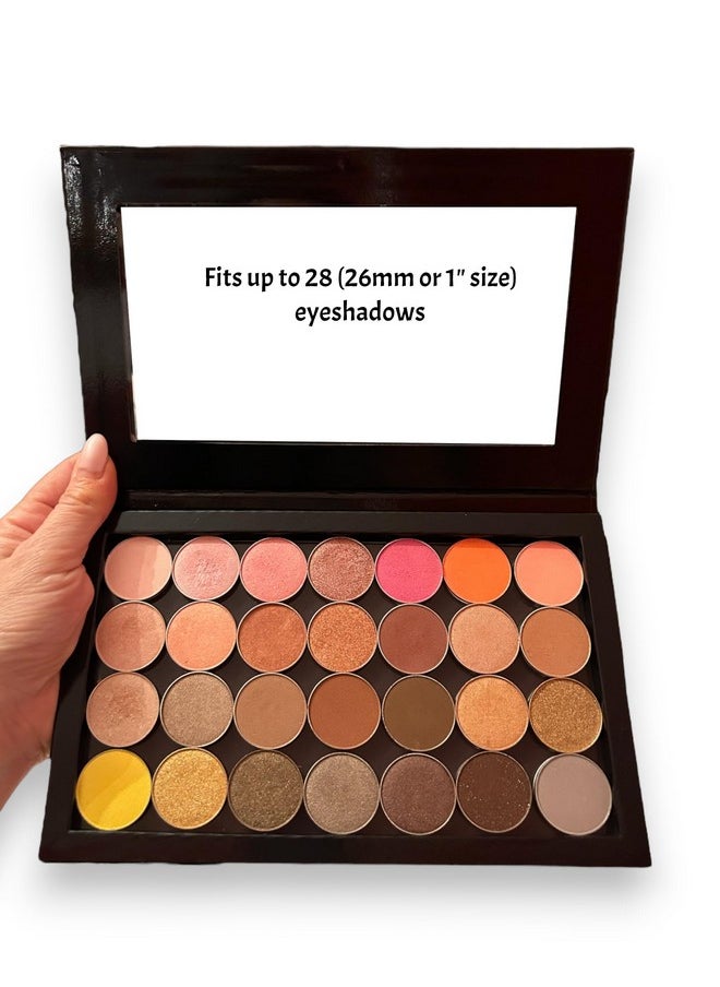 زي باليت لوحة مكياج مغناطيسية كبيرة Z Palette، لوحة مغناطيسية فارغة، لوحة مكياج مغناطيسية عالمية لظلال العيون والبودرة، منظم تجميل قابل للتخصيص مع نافذة شفافة  - Image 3