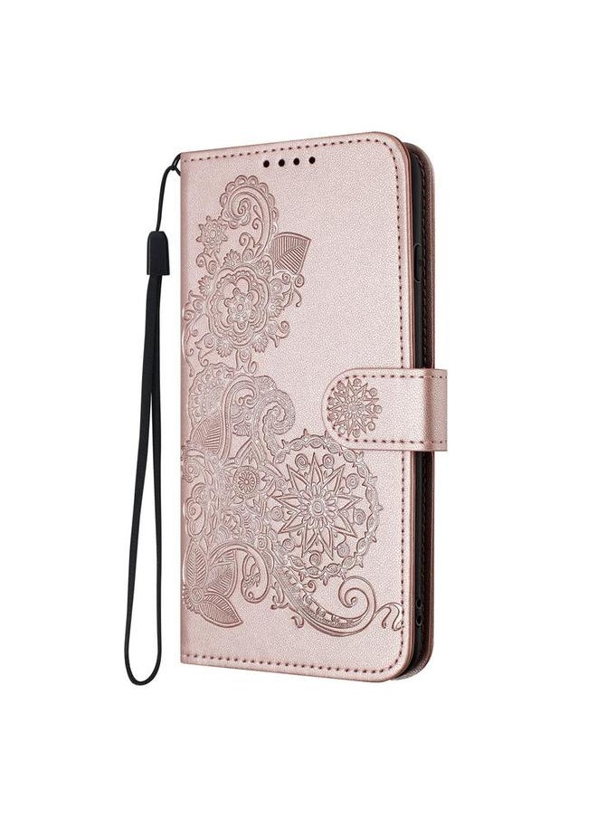 Green Tiger Case For Honor 400 Lite Datura Flower Embossed Flip Leather Phone Case  - Image 3