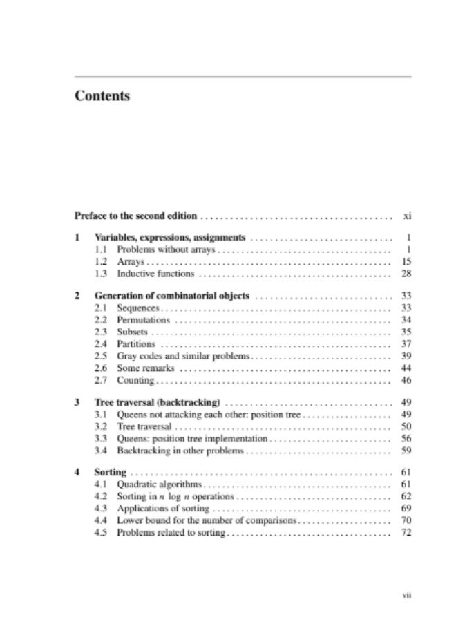 Algorithms and Programming: Problems and Solutions by Alexander Shen is an essential book for students and programmers who want to develop a solid foundation in algorithmic thinking. - Image 2
