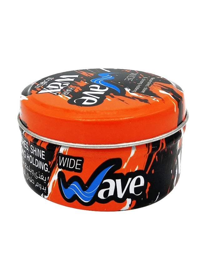 Wide Wave Hair Wax Medium and Wavy Orange 110GM - Image 1