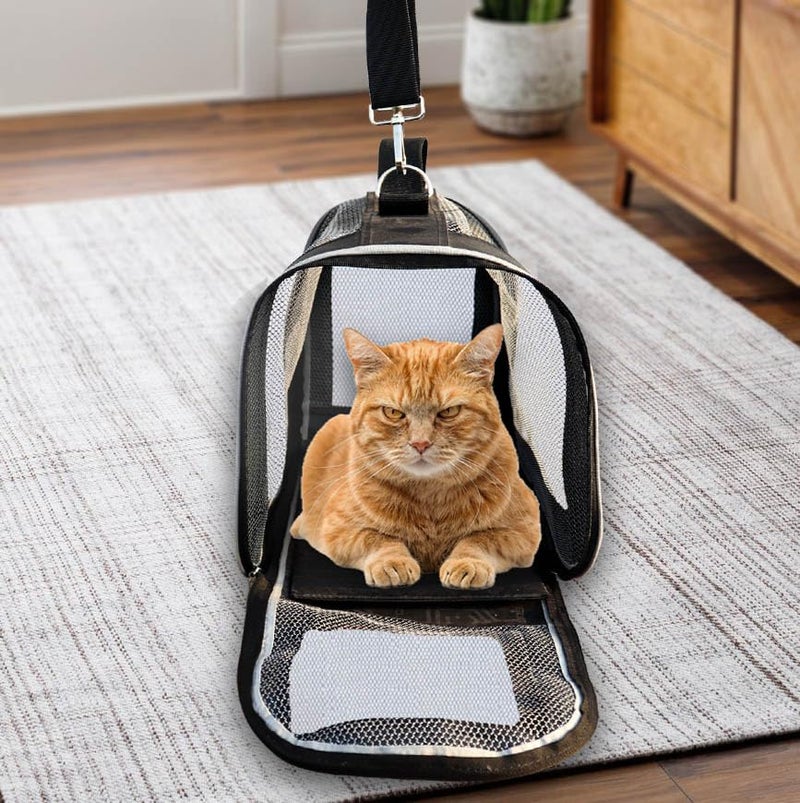Homecute cat Carrier cage Bag, Breathable & Durable pet Carrier Bag for Cats, Small Dogs, Puppy, Kittens, Birds, Rabbits Airline Travel, Outdoor Travelling Bag for Pet Puppy - Image 2