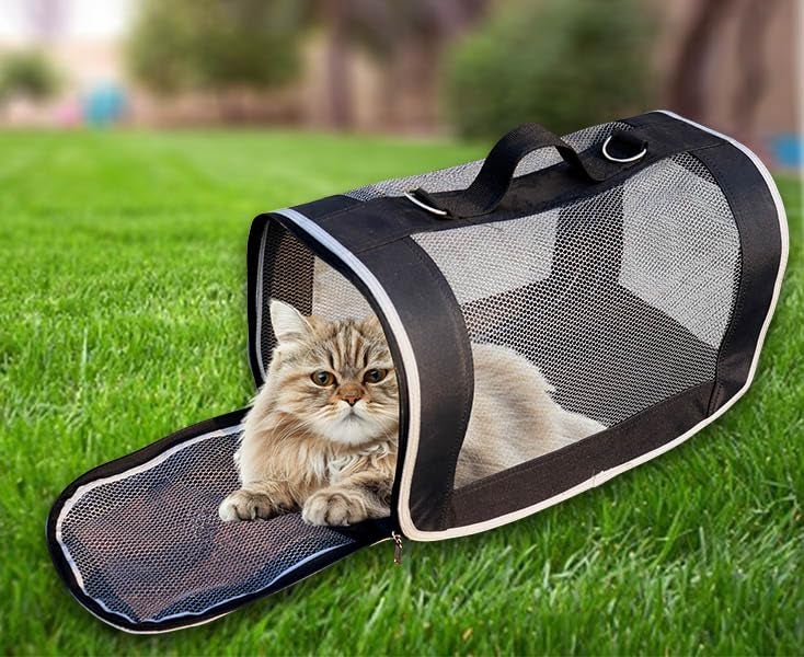 Homecute cat Carrier cage Bag, Breathable & Durable pet Carrier Bag for Cats, Small Dogs, Puppy, Kittens, Birds, Rabbits Airline Travel, Outdoor Travelling Bag for Pet Puppy - Image 3