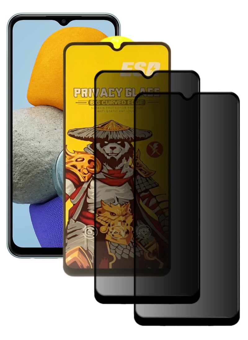 ESD 2 Pieces Tempered Dustproof Privacy Glass Screen Protector Compatible For Samsung Galaxy F23 5G - Image 1
