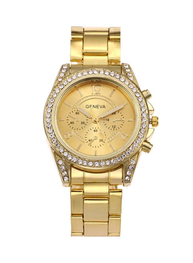 Women's Stainless Steel Analog Watch AWNTG 01 W0048 - 37 mm - Gold
