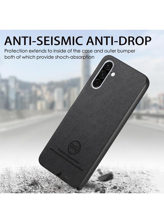 erorex Case For Samsung Galaxy A56 5G Twill Fabric Leather Skin Back Phone Case - Image 4