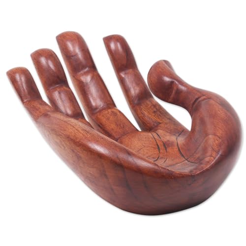 NOVICA Praise and Gratitude Wood Sculpture - Image 2