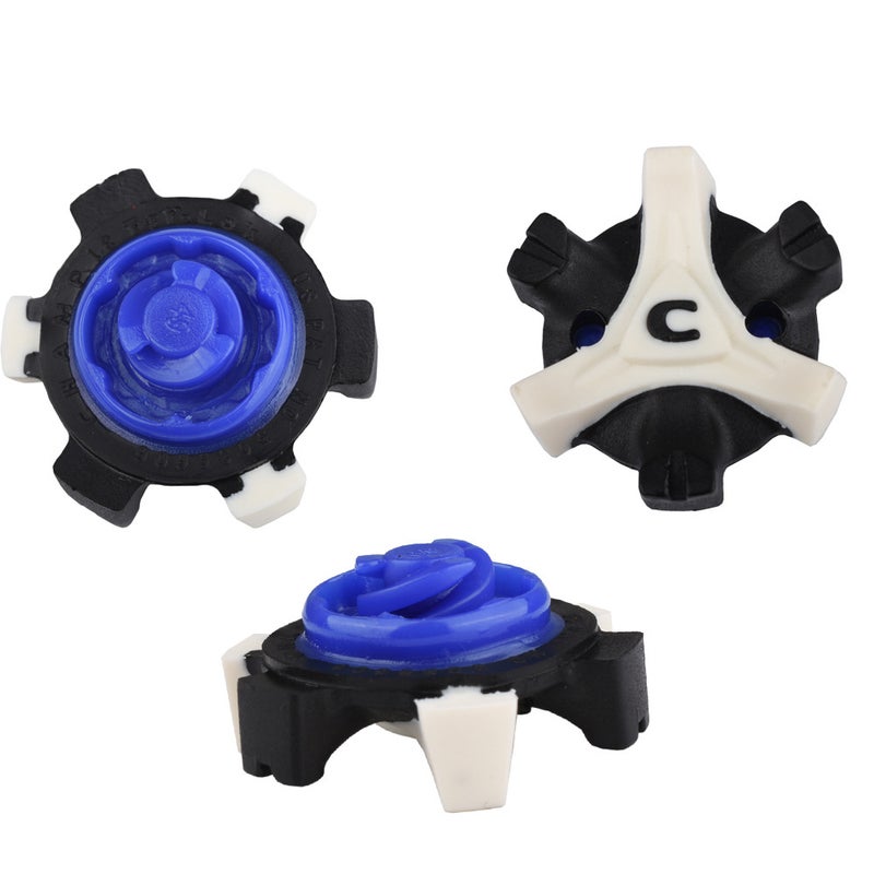 Generic Golf Shoes Cleats Rotatable Quick Release Spikes BLACK BLUETOOTH