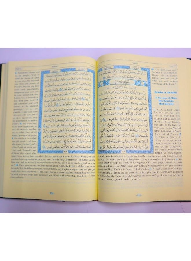 The Holy Qur’an with a translation of its meanings into English