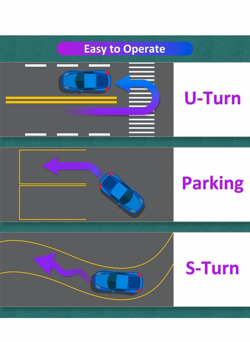 مقابض عجلة القيادة الدوارة، دوار 360 درجة مع سطح سيليكون ومحامل معدنية لقيادة السيارات والشاحنات (عبوة 2 باللون الأسود) - Image 4