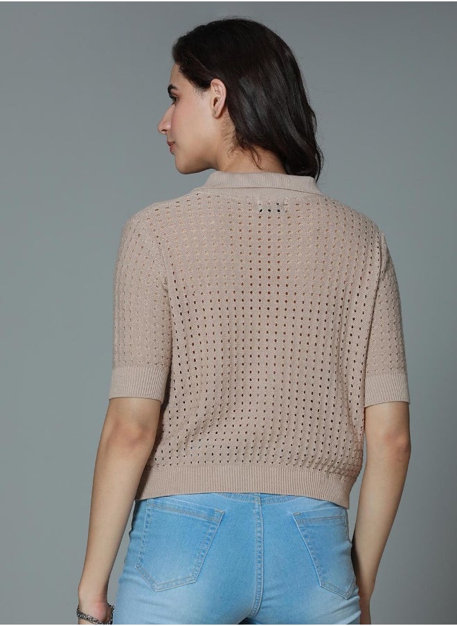 HIGH STAR - Women Brown Tops - Image 1