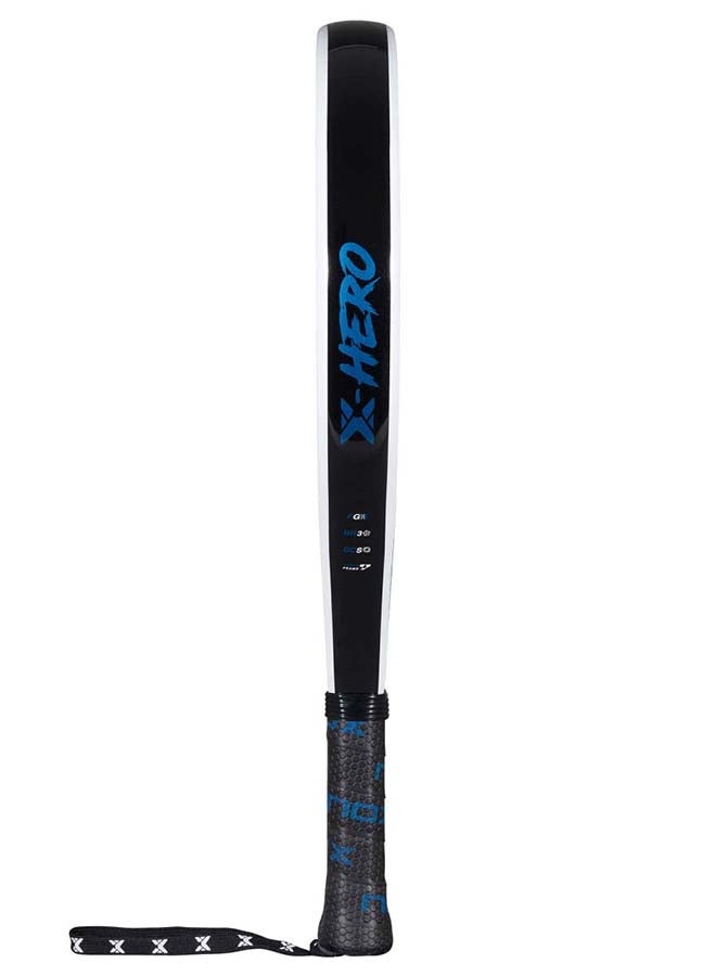 NOX X-Hero Padel Racket – 4” Grip, Lightweight Round Shape, Soft Feel Control for Beginners & Intermediate Players, White - Image 2